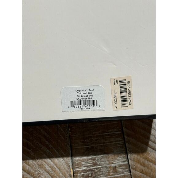 LENOX American by Design Organics Reef Aluminum Chip and Dip Bowl Set Silver - Picture 12 of 13